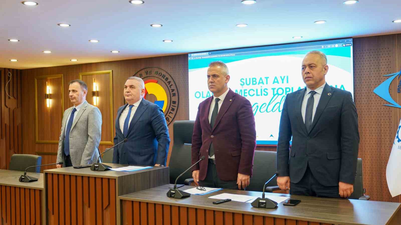 ETSO şubat ayı meclis toplantısı yapıldı
