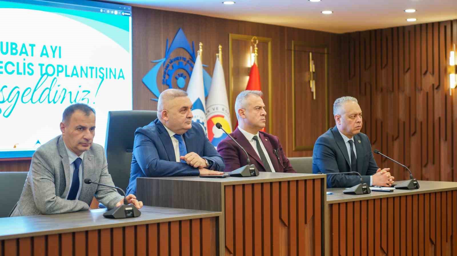 ETSO şubat ayı meclis toplantısı yapıldı
