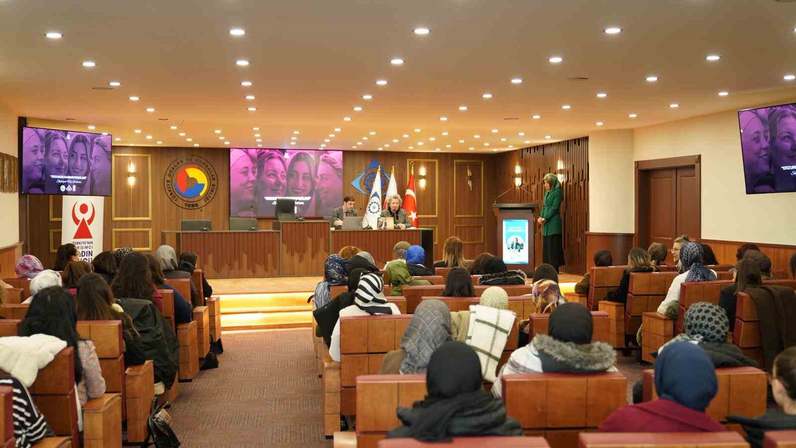 ETSO’da 8 Mart’a özel "Erzurum Hanımefendileri" söyleşisi
