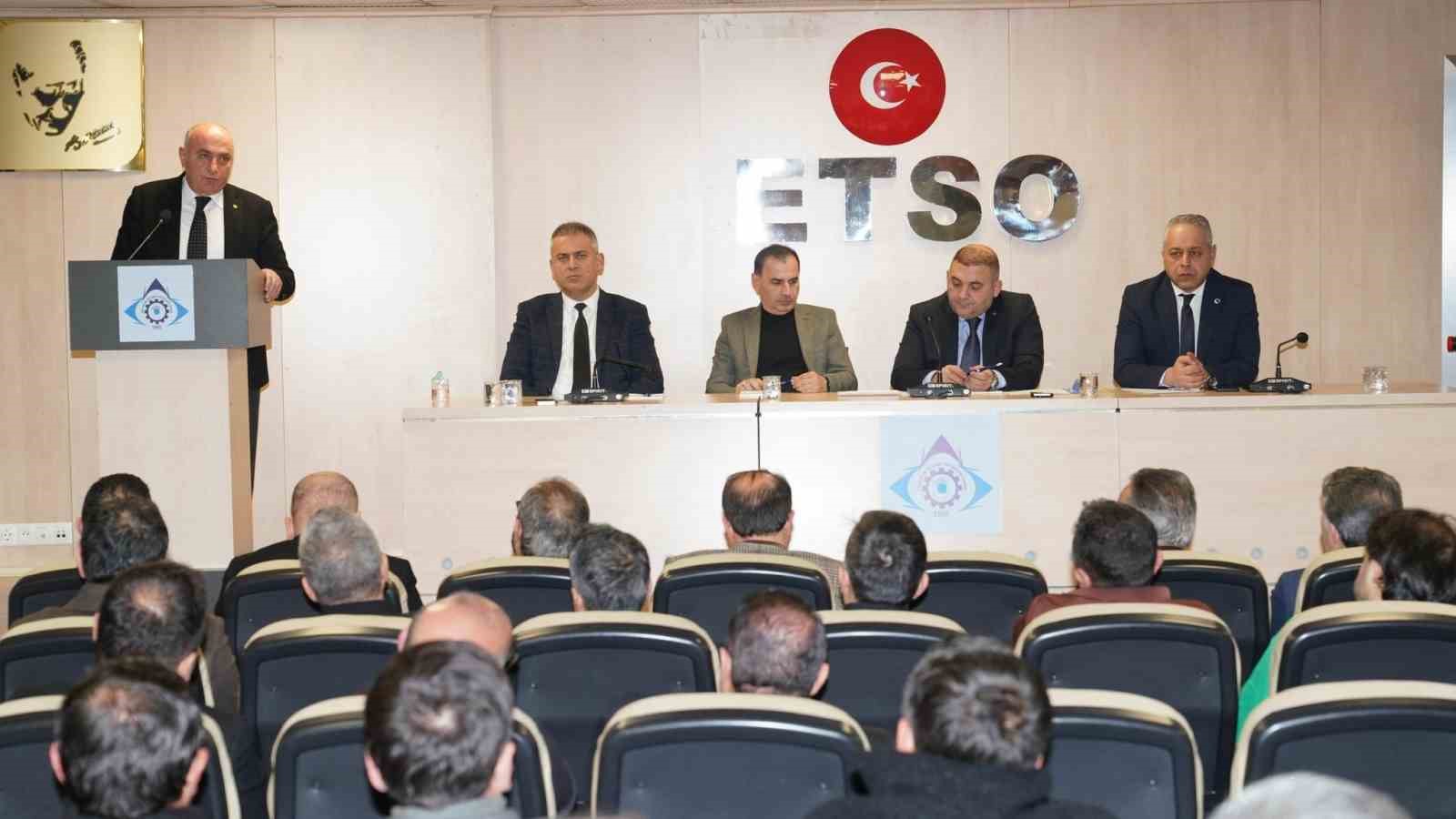 ETSO’da yılın son Meclis Toplantısı
