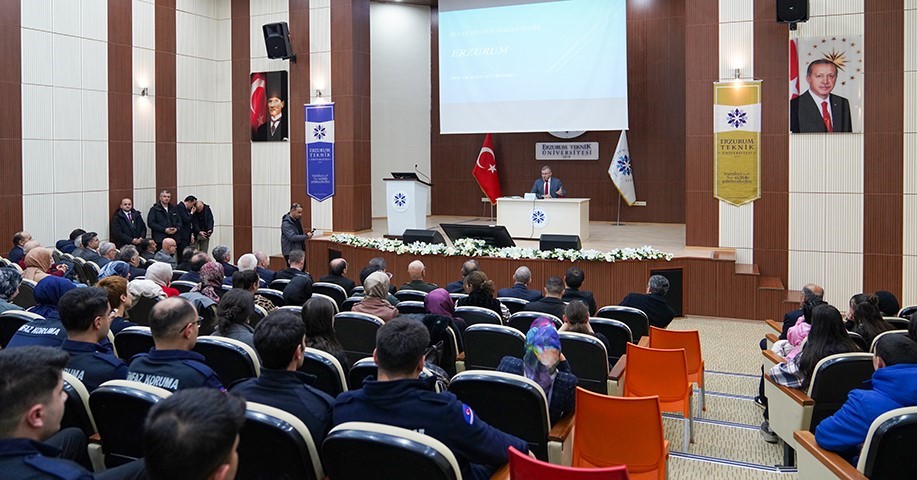 ETÜ’de "Küllerinden doğan şehir Erzurum" konferansı
