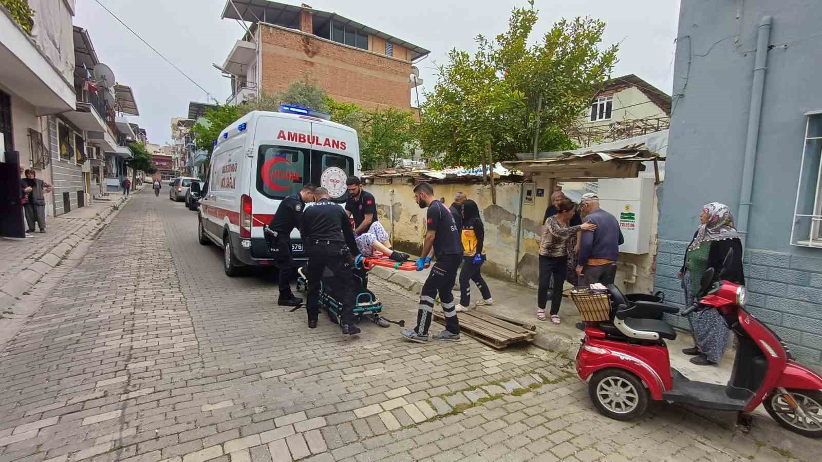 Evin bahçesinde düşen yaşlı kadın için ekipler seferber oldu
