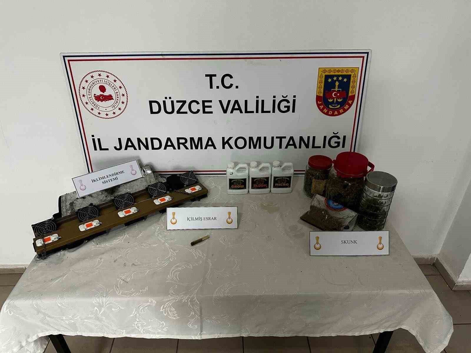 Evlerinde kenevir bahçesi kuran 2 kardeş suçüstü yakalandı
