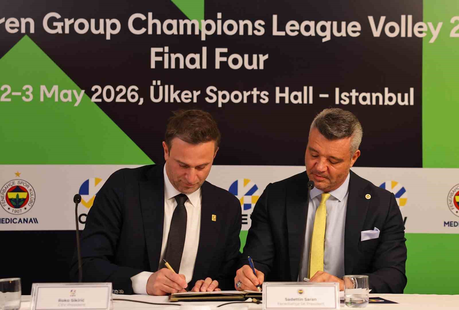 Fenerbahçe ile CEV arasında ev sahipliği için imzalar atıldı
