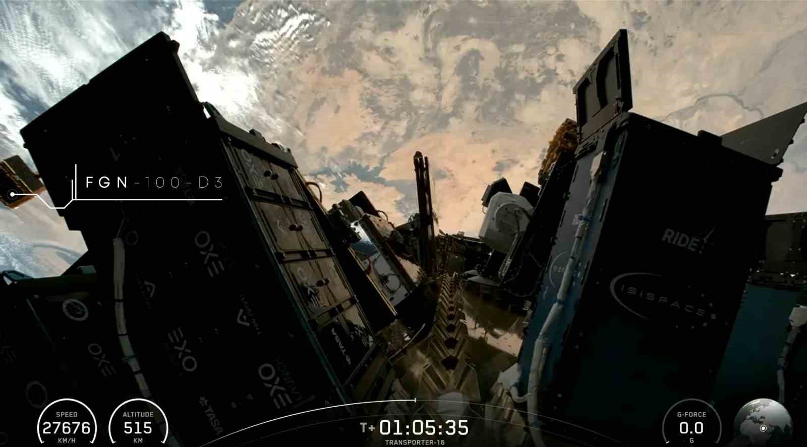 Fergani’nin beşinci uydusu uzayda
