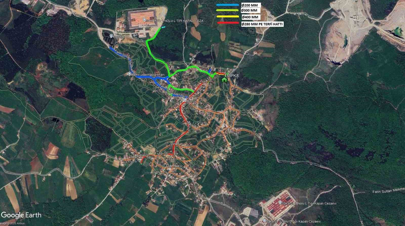 Ferizli’ye 5 bin metrelik hat yeni hat döşeniyor
