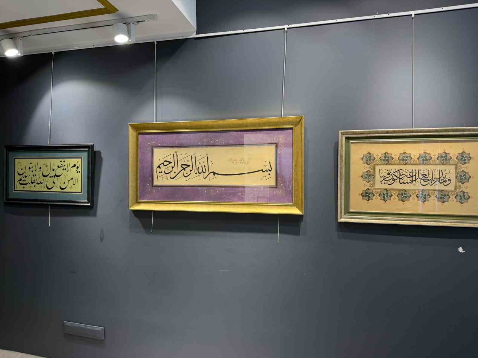 Fethin 700. yıl dönümünde anlamlı hat sergisi
