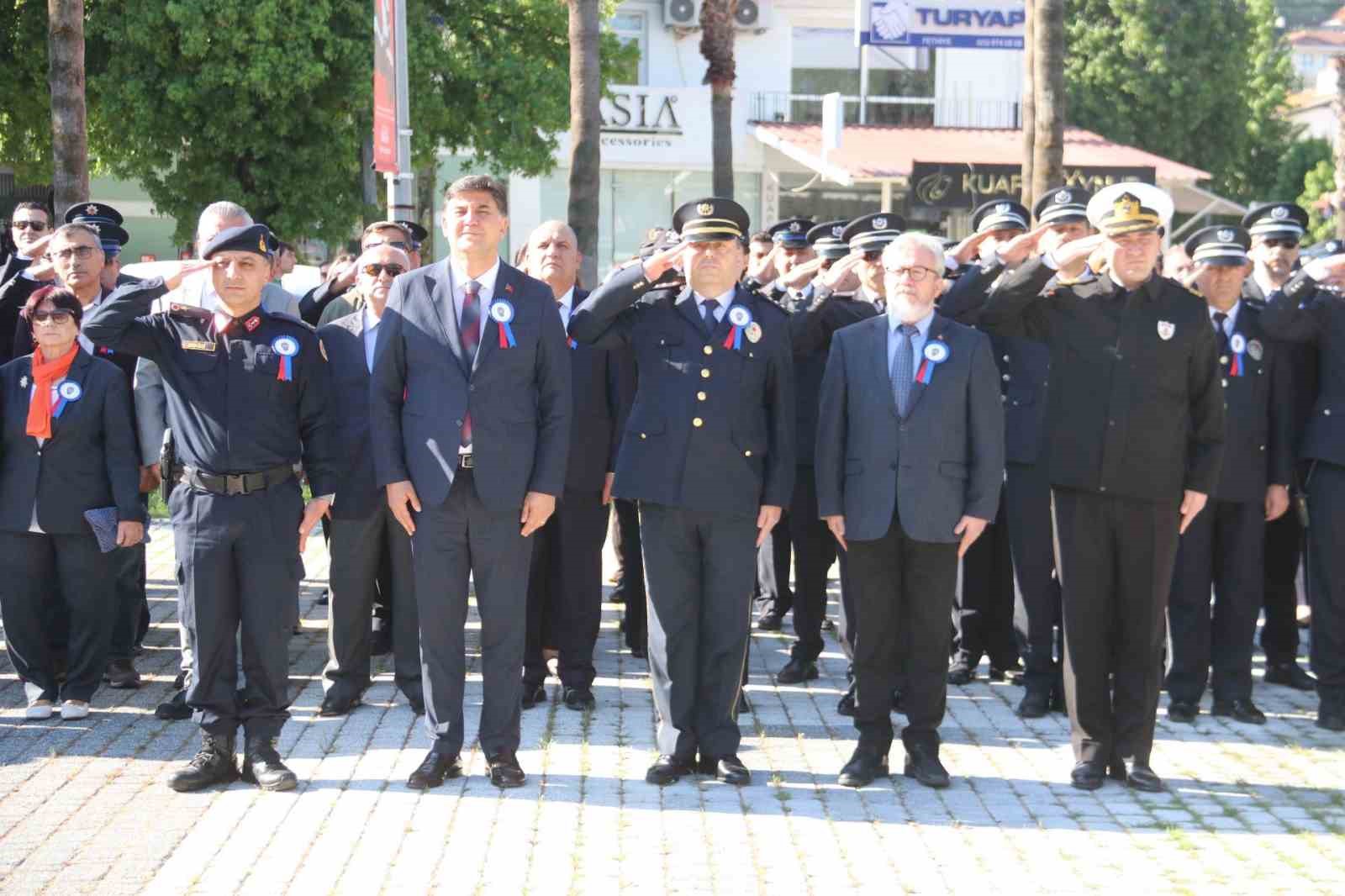 Fethiye’de Türk Polis Teşkilatının 181. Kuruluş Yıldönümü törenle kutlandı
