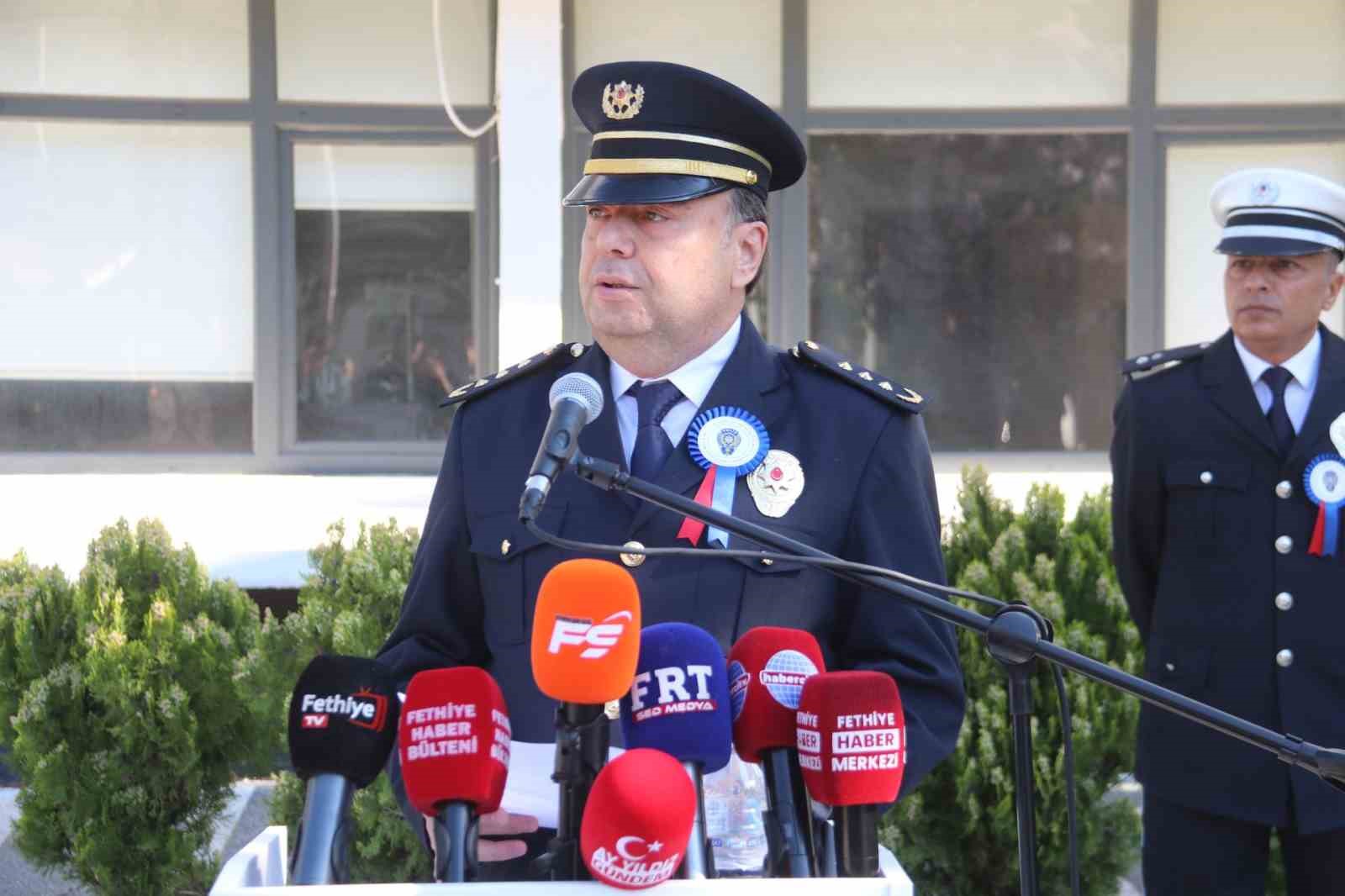 Fethiye’de Türk Polis Teşkilatının 181. Kuruluş Yıldönümü törenle kutlandı
