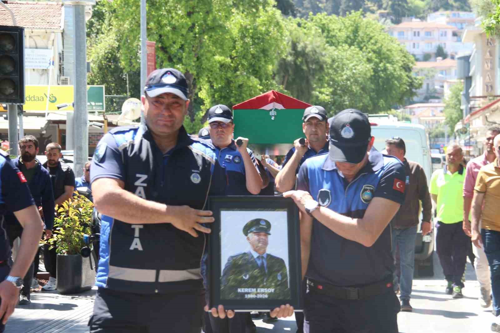 Fethiye’de Zabıta Personeli Ersoy’a duygusal veda

