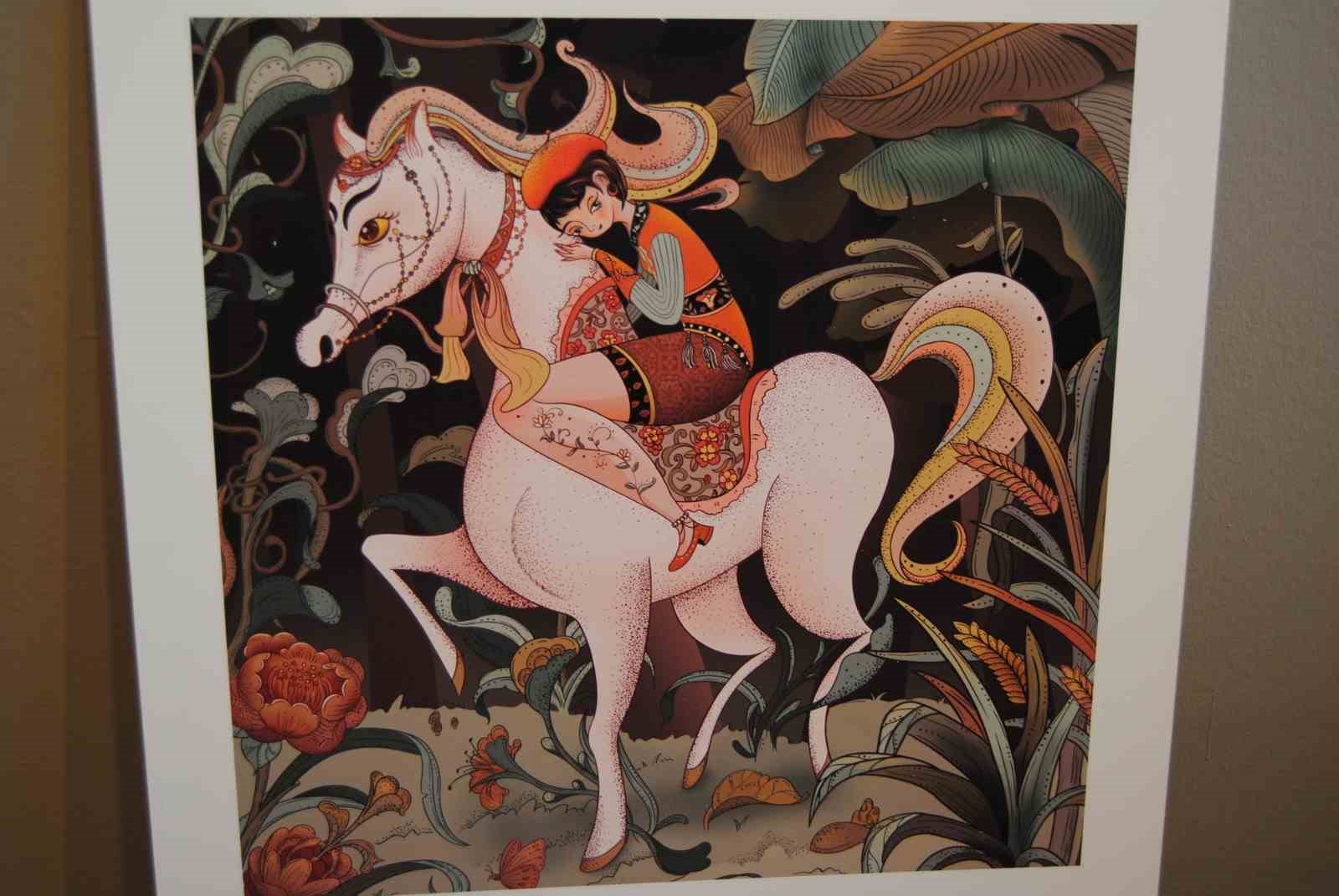 Fethiye’deki "Çin At Yılı" temalı sergi yoğun ilgi gördü
