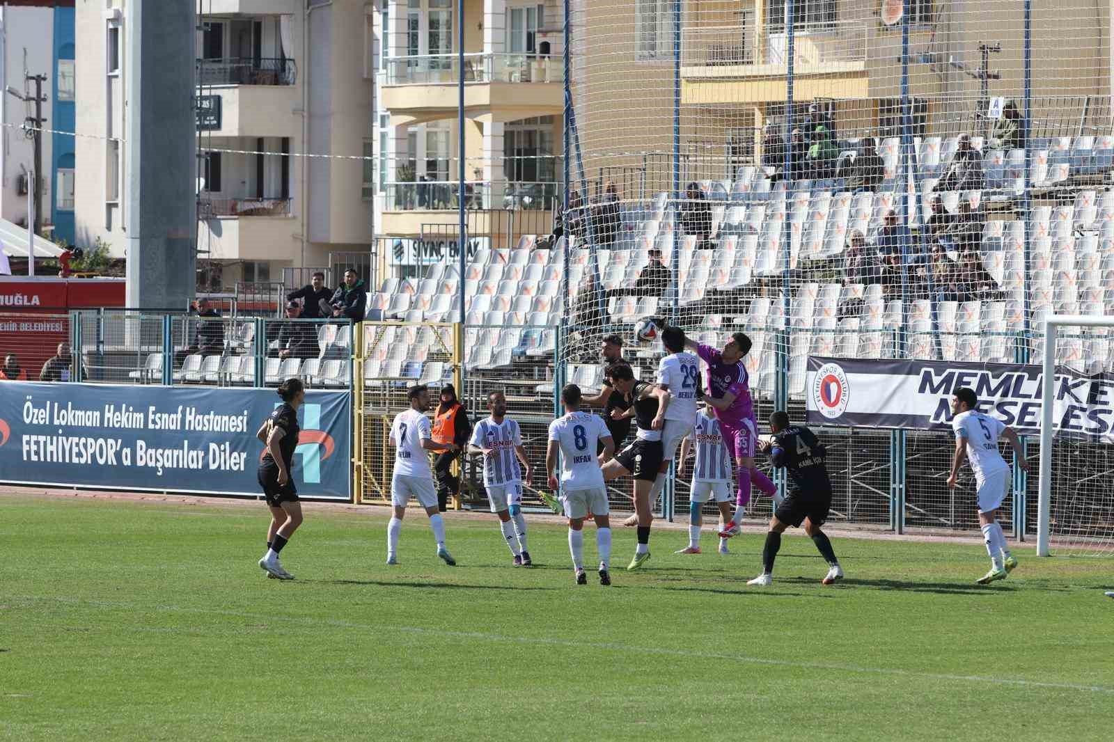 Fethiyespor evinde Isparta ile puanları paylaştı: 1-1

