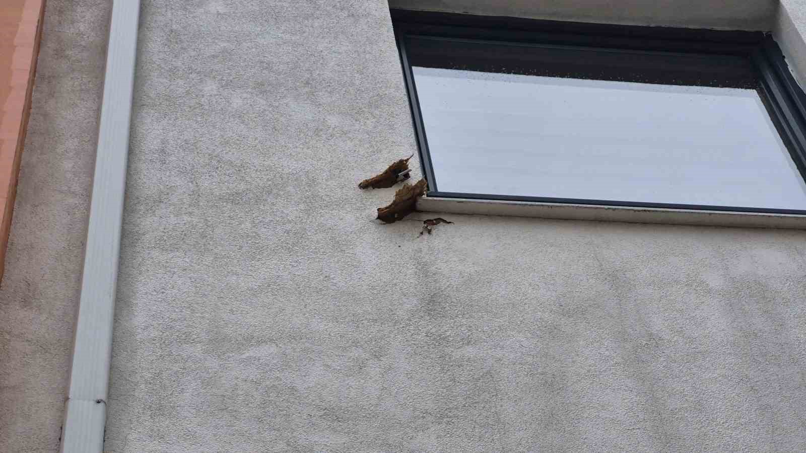 Fırtına binanın çatısını uçurdu, faciadan dönüldü
