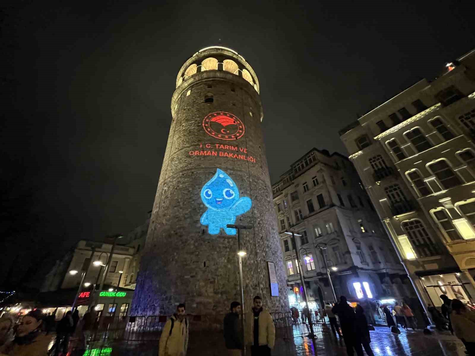 Galata Kulesi’nde "Dünya Su Günü" farkındalığı
