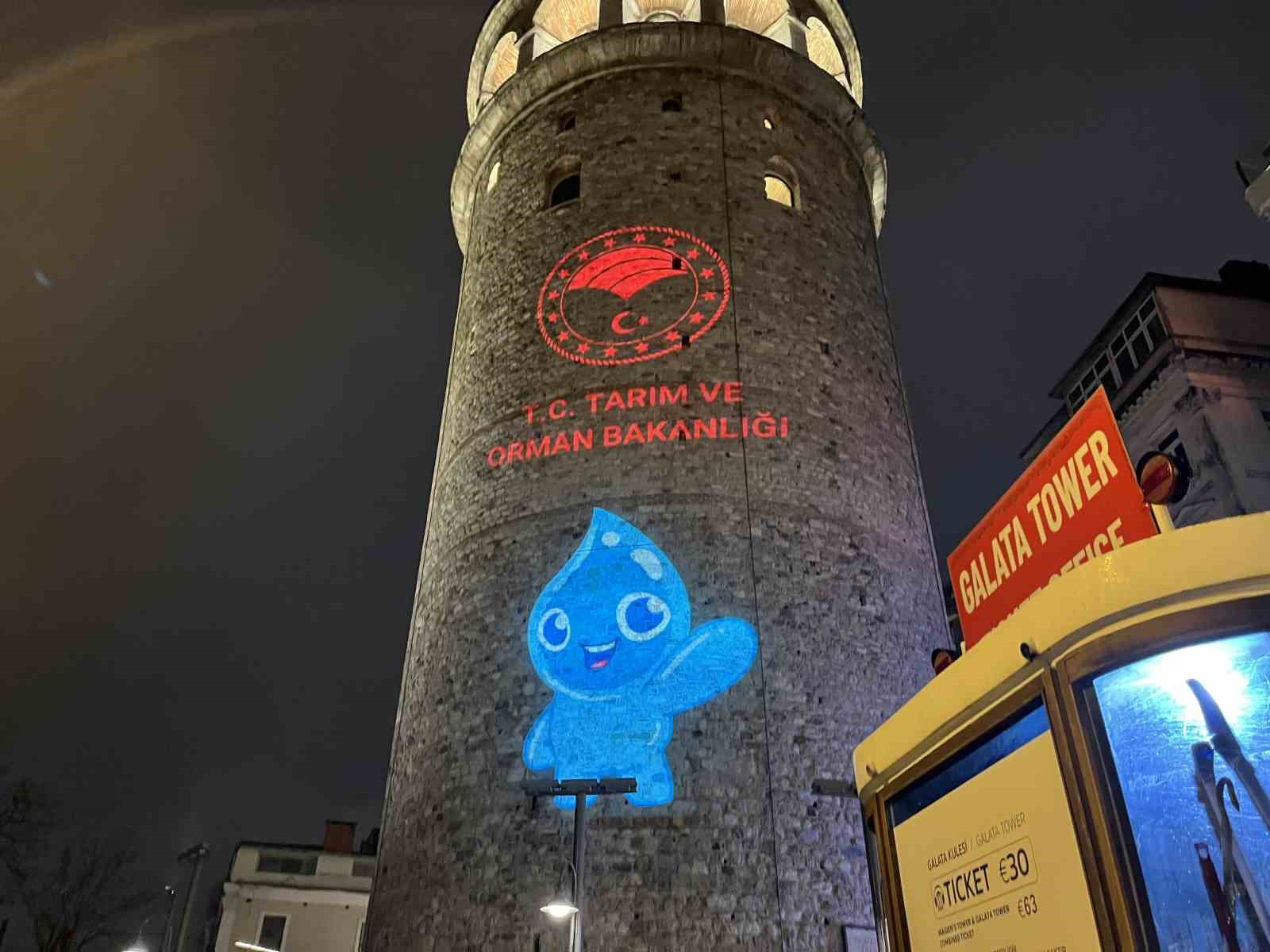 Galata Kulesi’nde "Dünya Su Günü" farkındalığı
