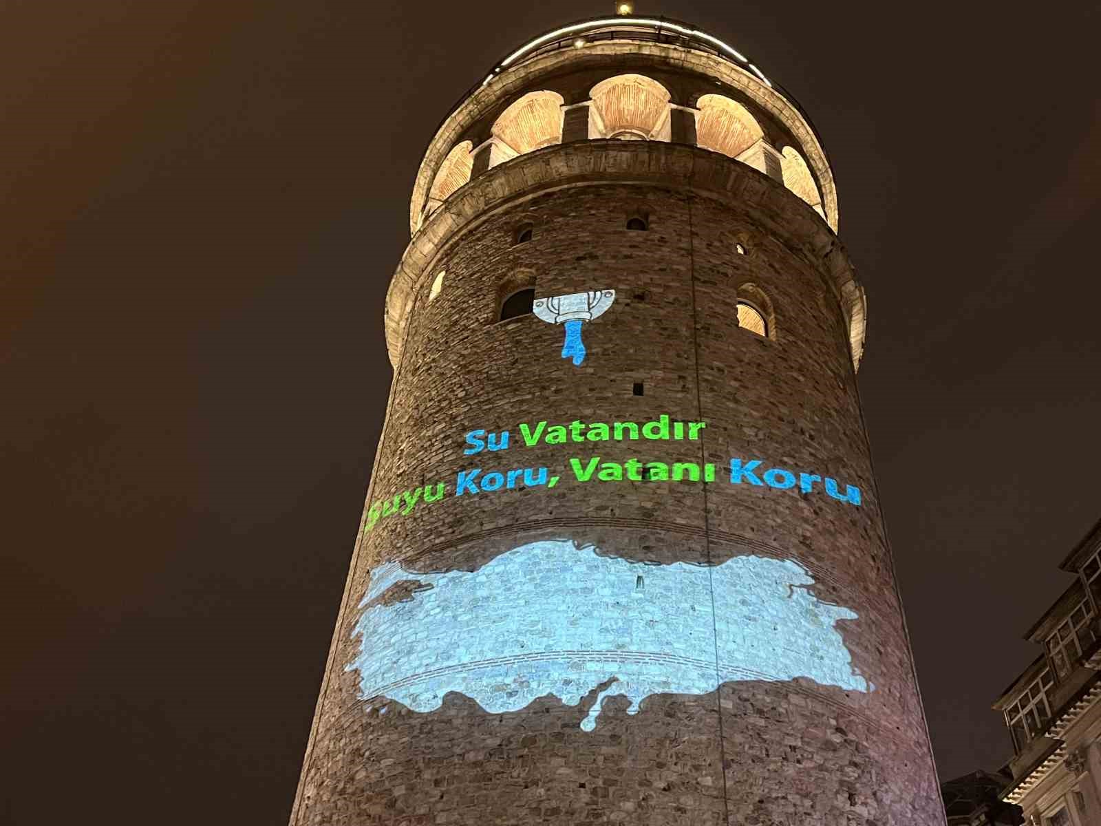 Galata Kulesi’nde "Dünya Su Günü" farkındalığı
