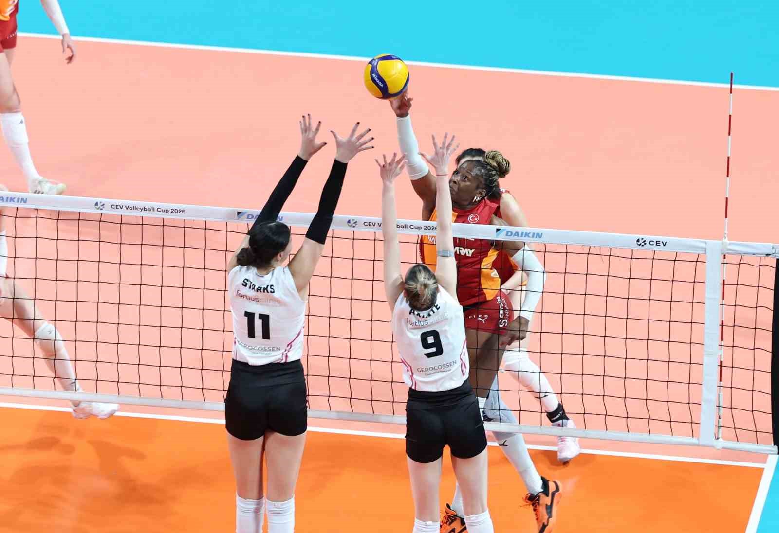 Galatasaray Daikin, rakibine set vermedi
