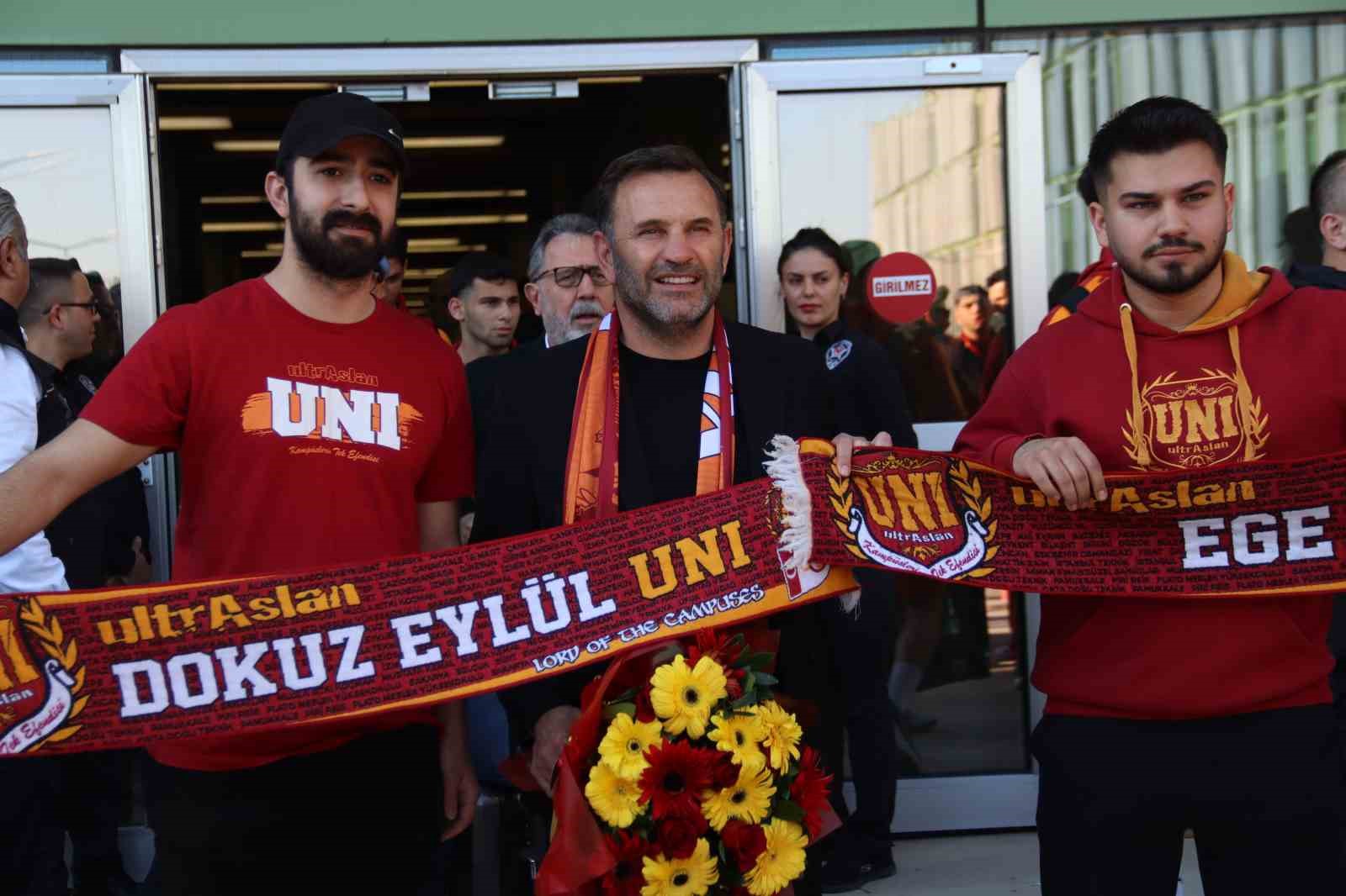 Galatasaray kafilesi İzmir’de
