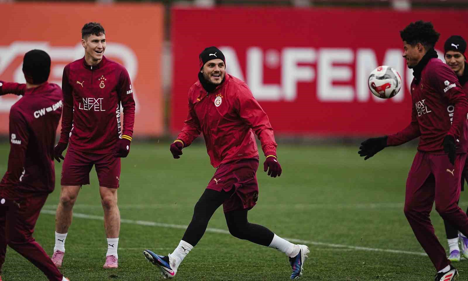 Galatasaray, Trabzonspor maçı hazırlıklarına devam etti
