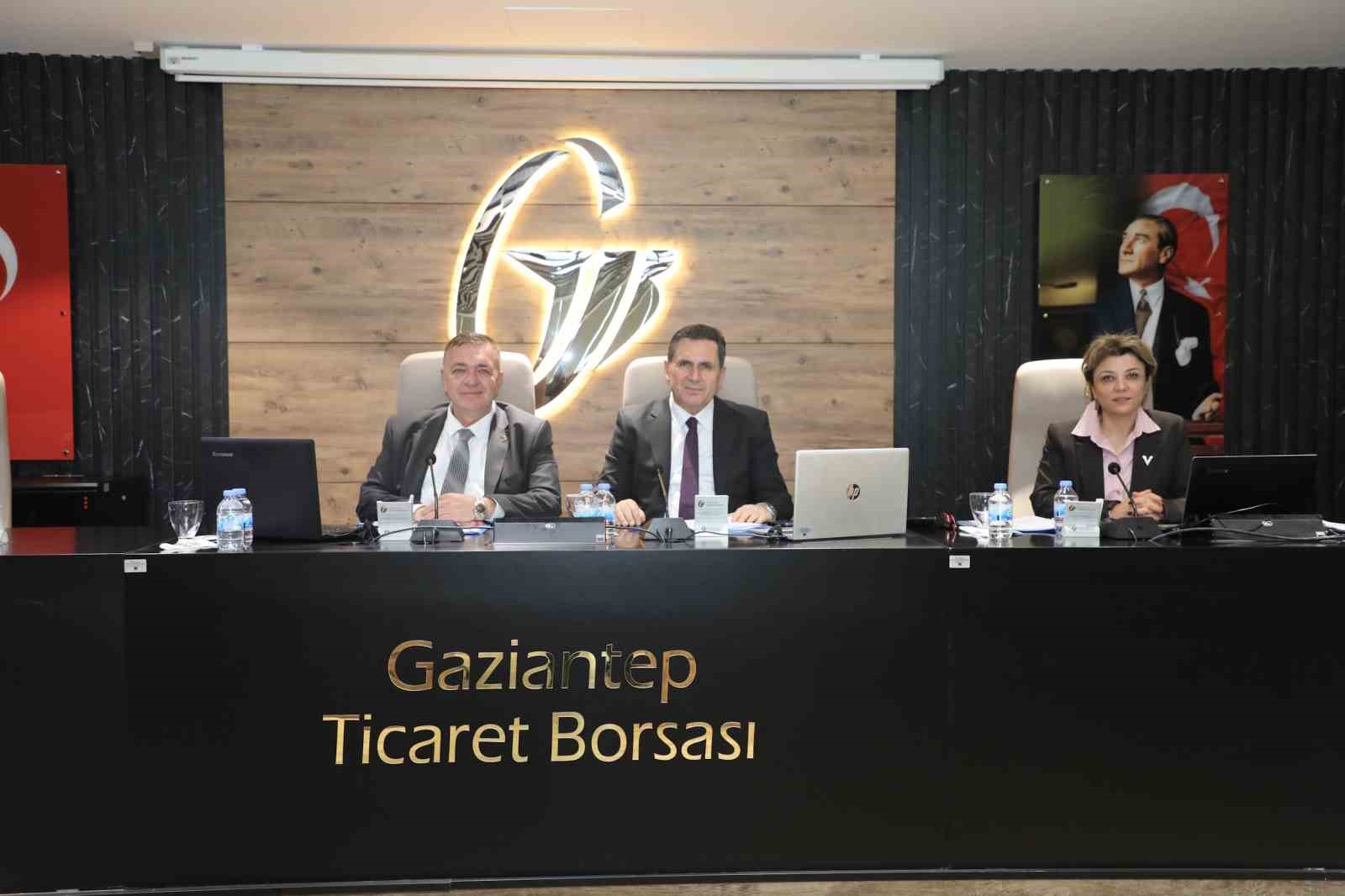 Gaziantep Ticaret Borsası Şubat Ayı Olağan Meclis Toplantısı gerçekleştirildi

