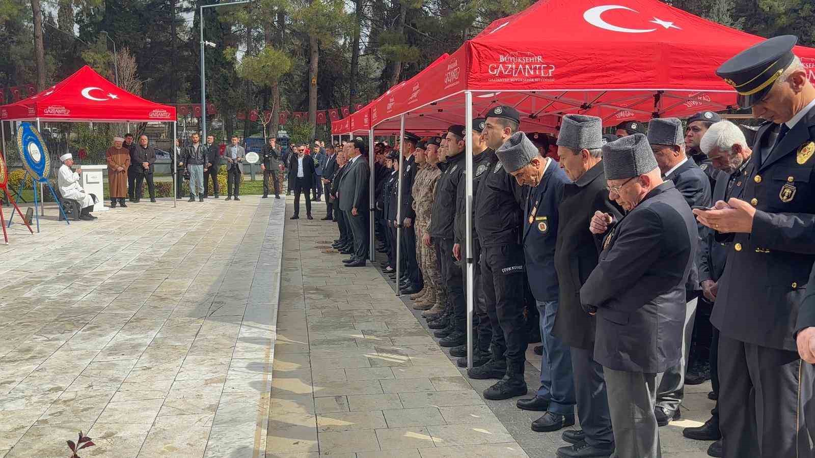 Gaziantep’te 18 Mart Çanakkale Zaferi’nin 111’inci yılında şehitler anıldı
