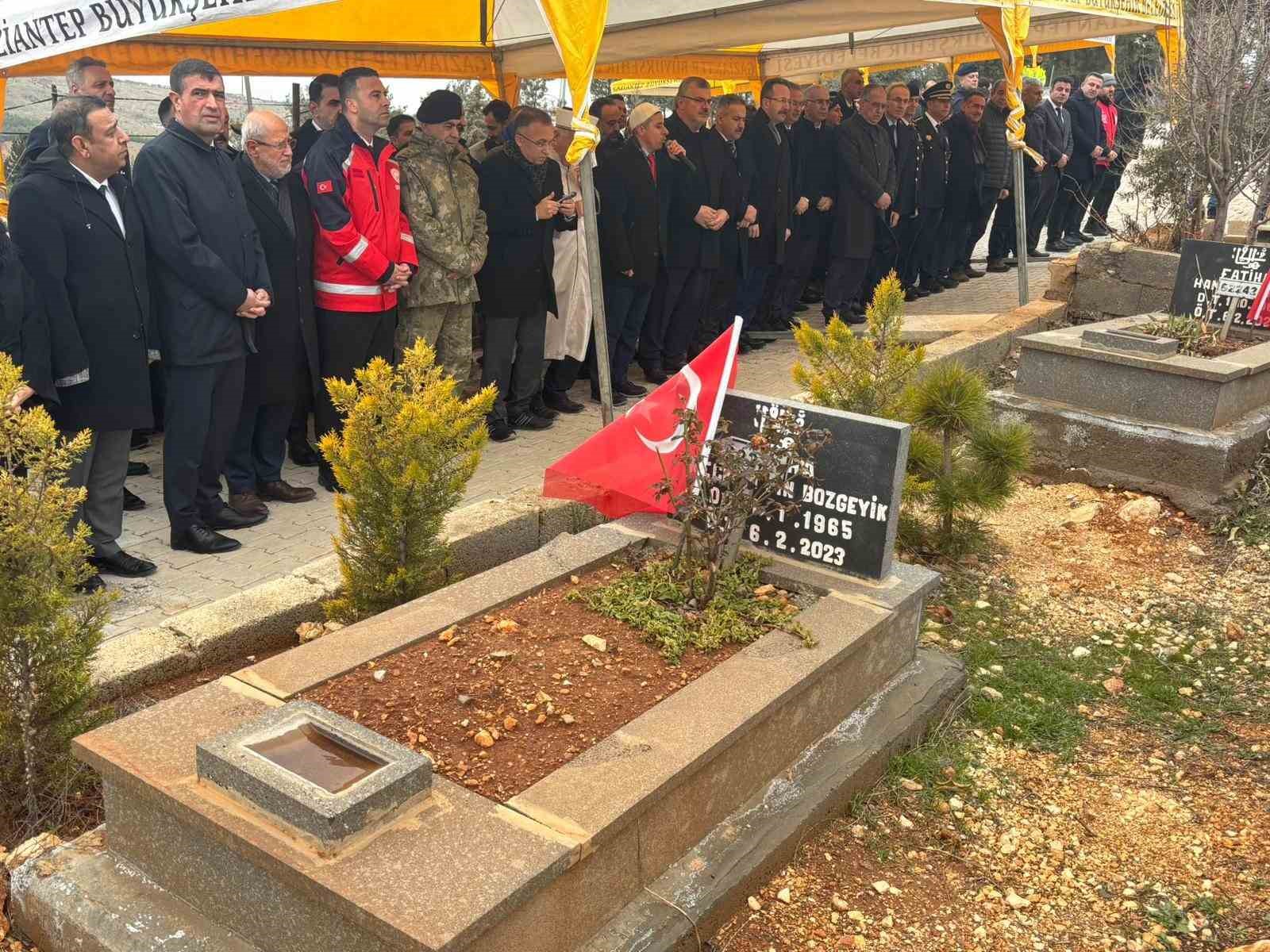 Gaziantep’te 6 Şubat depremlerinin 3’üncü yılında anma programı düzenlendi
