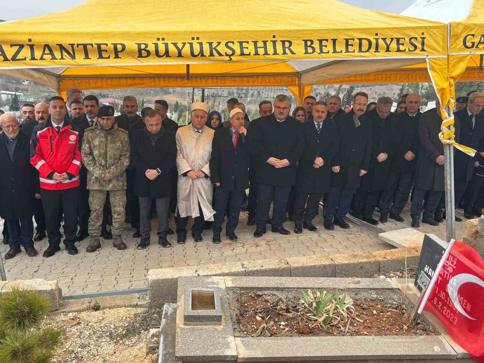 Gaziantep’te 6 Şubat depremlerinin 3’üncü yılında anma programı düzenlendi
