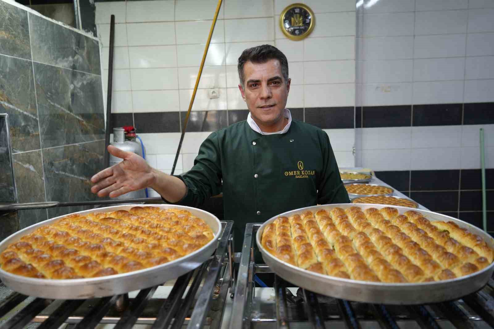 Gaziantep’te baklavacılarda bayram yoğunluğu: Günlük üretim 20 tona ulaştı
