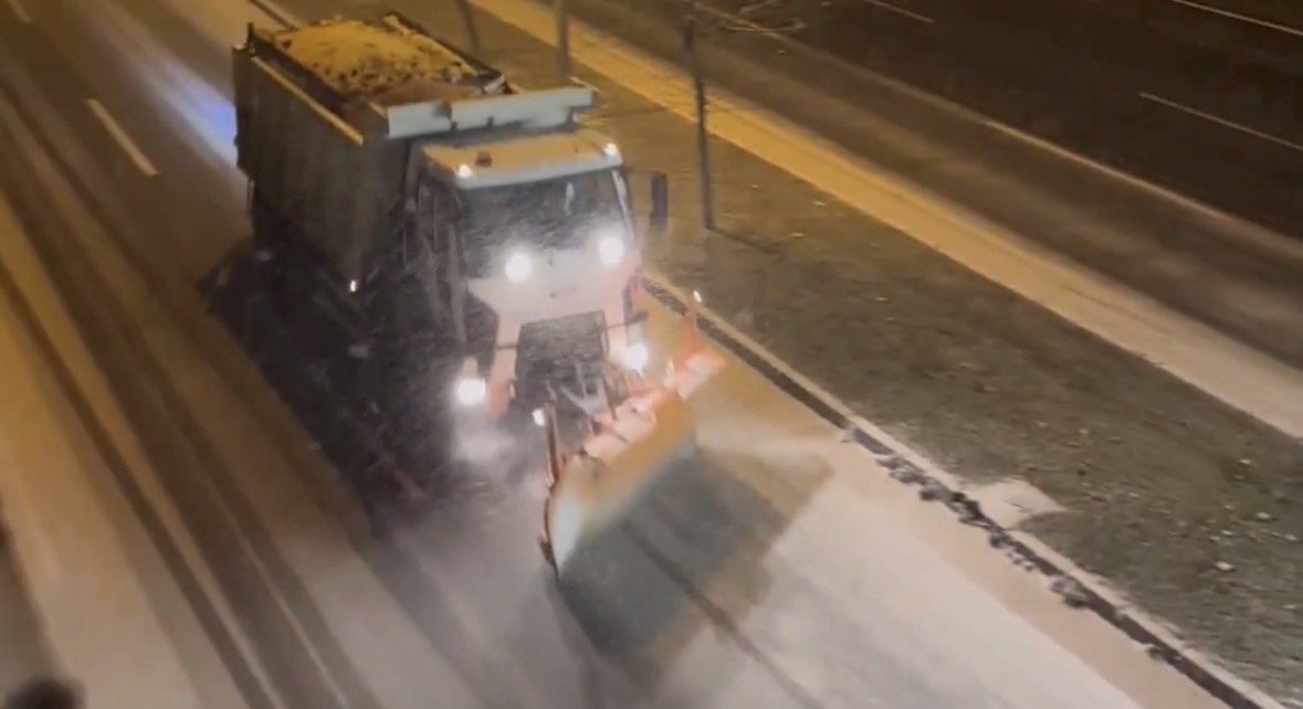 Gaziantep’te beklenen kar yağışı etkisini göstermeye başladı
