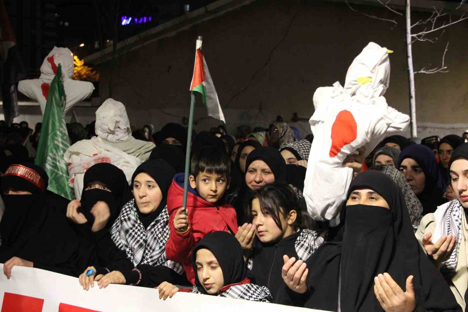 Gaziantep’te Filistin’e destek yürüyüşü düzenlendi
