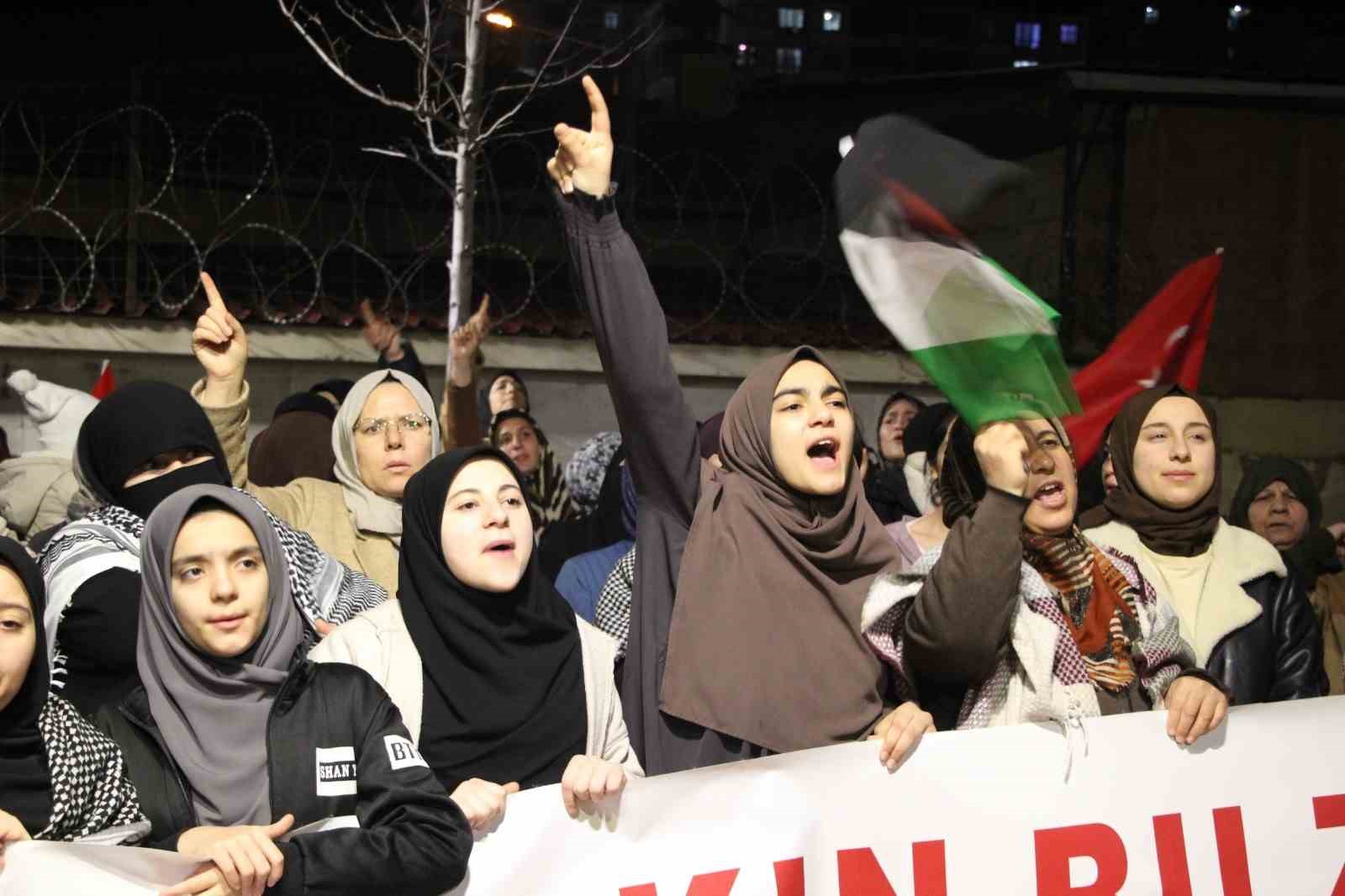 Gaziantep’te Filistin’e destek yürüyüşü düzenlendi
