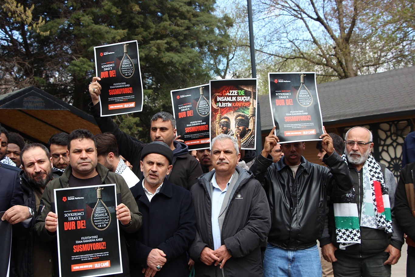 Gaziantep’te İsrail’in "idam yasası" protesto edildi
Gaziantep’te İsrail’in "idam yasası" protesto edildi