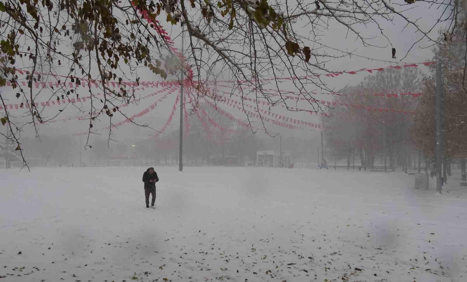 Gaziantep’te kar sevinci
