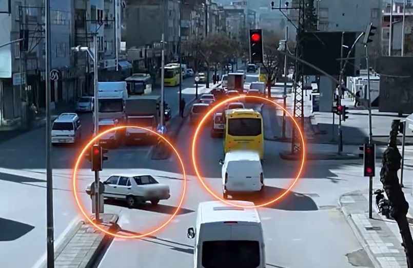 Gaziantep’te kırmızı ışık ihlali yapan 6 bin araca 18 milyon TL ceza
