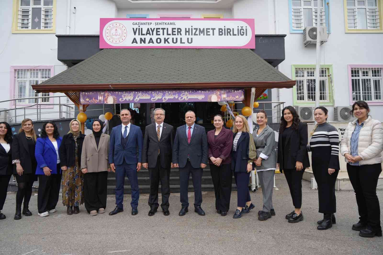 Gaziantep’te minikler ramazan atmosferini yaşadı
