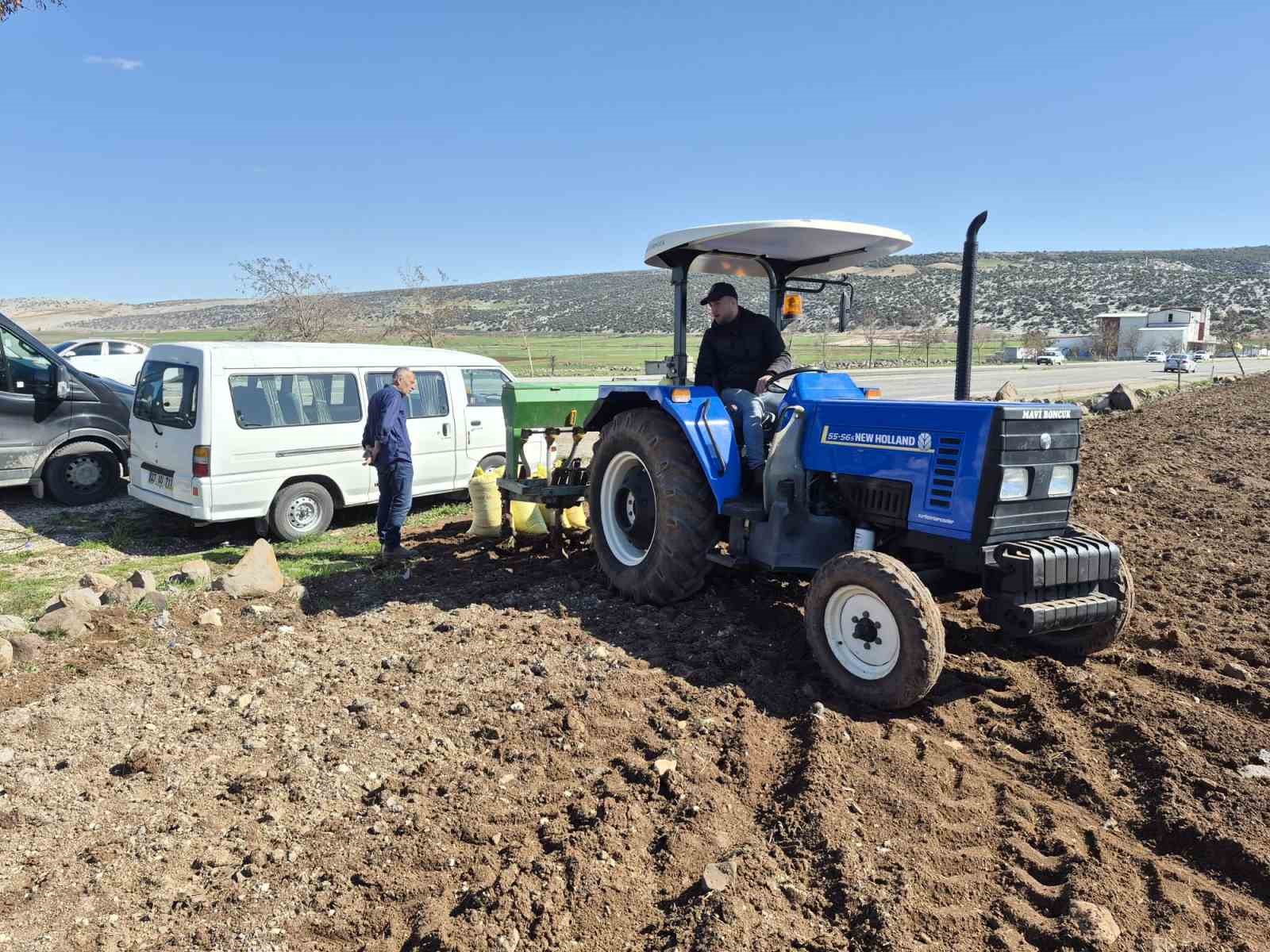 Gaziantep’te nohut ekimi başladı
