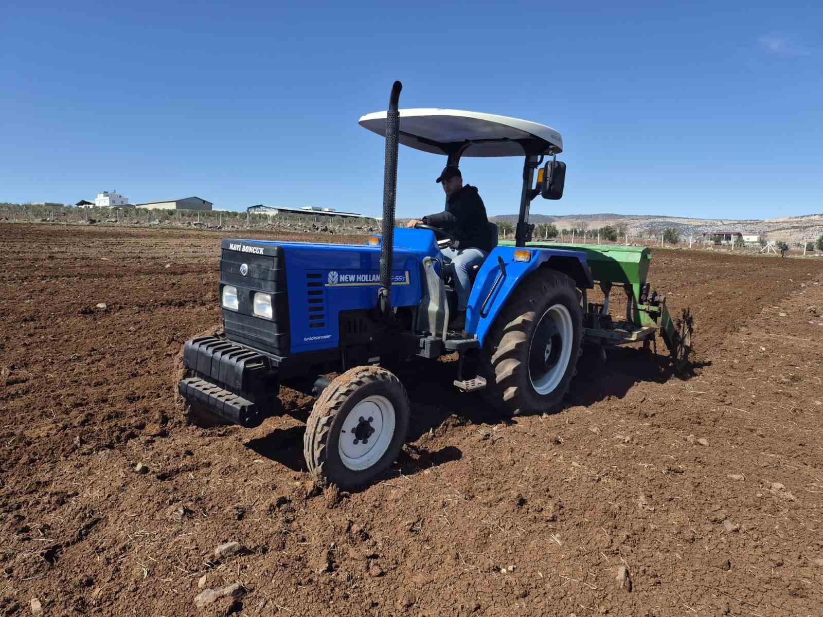 Gaziantep’te nohut ekimi başladı
