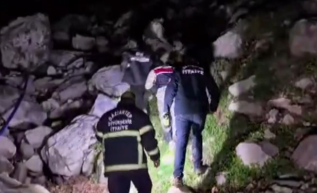 Gaziantep’te ot toplamak için gittiği ormanlık alanda mahsur kalan şahıs kurtarıldı
