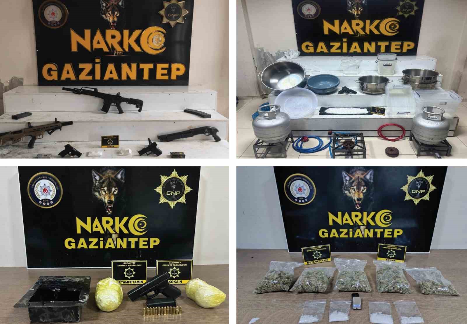 Gaziantep’te uyuşturucu operasyonu: 470 tutuklama
