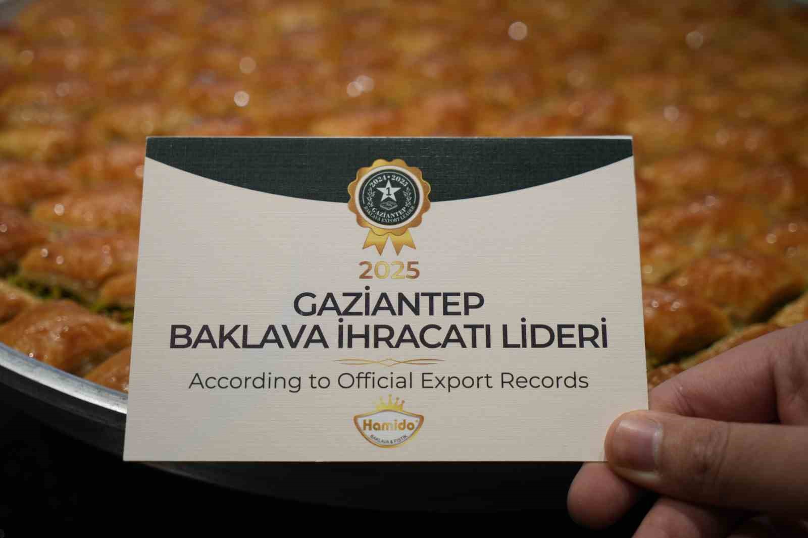 Gaziantep’ten dünyaya ’tatlı’ bir başarı hikayesi
