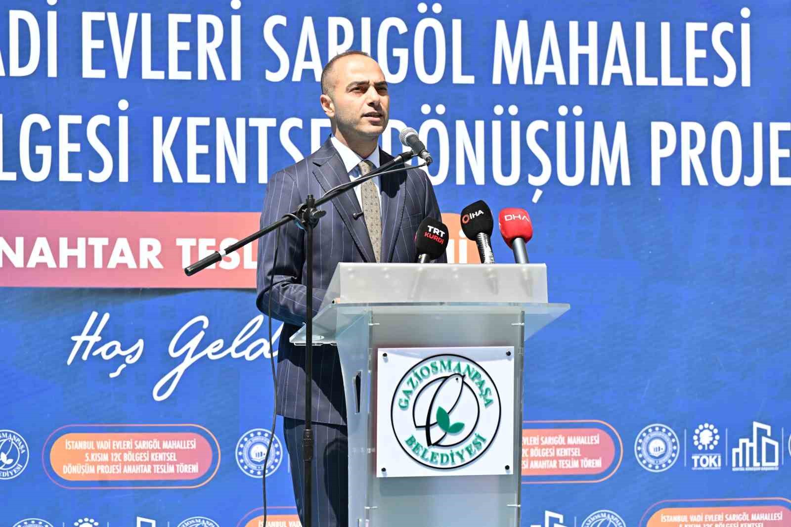 Gaziosmanpaşa’da 863 konut hak sahiplerine teslim edildi
