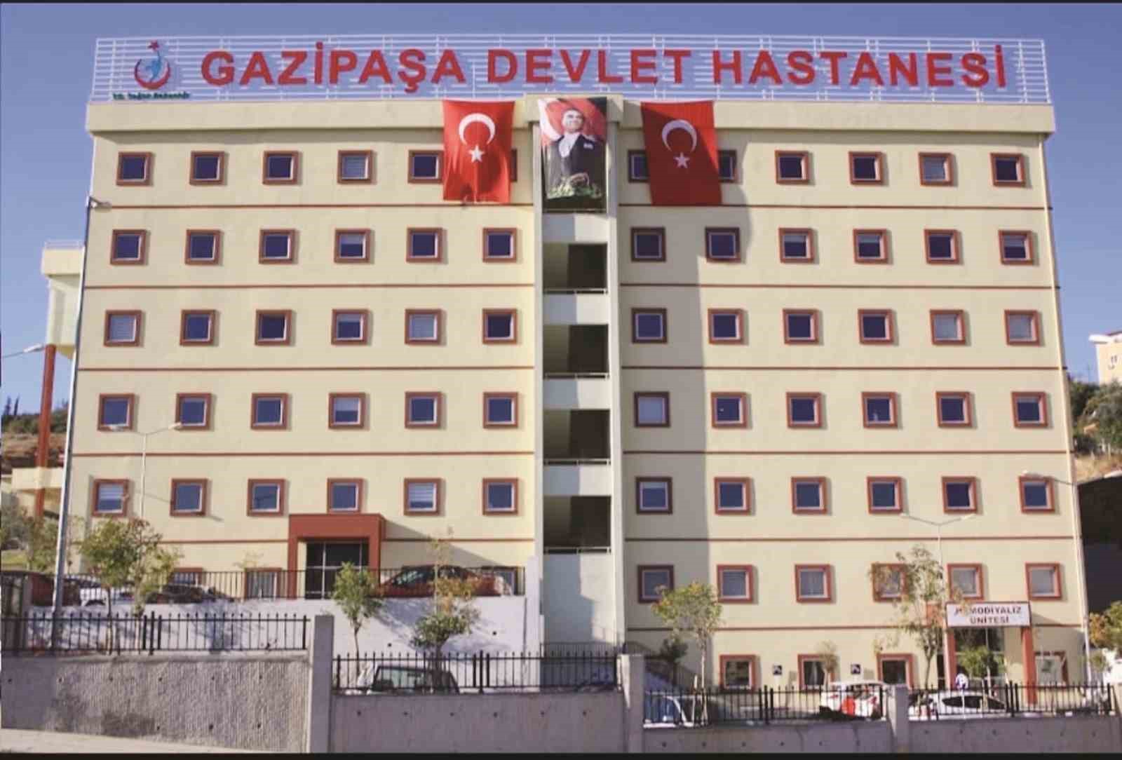 Gazipaşa Devlet Hastanesi’nde 2025’te 272 bin 822 poliklinik muayenesi
