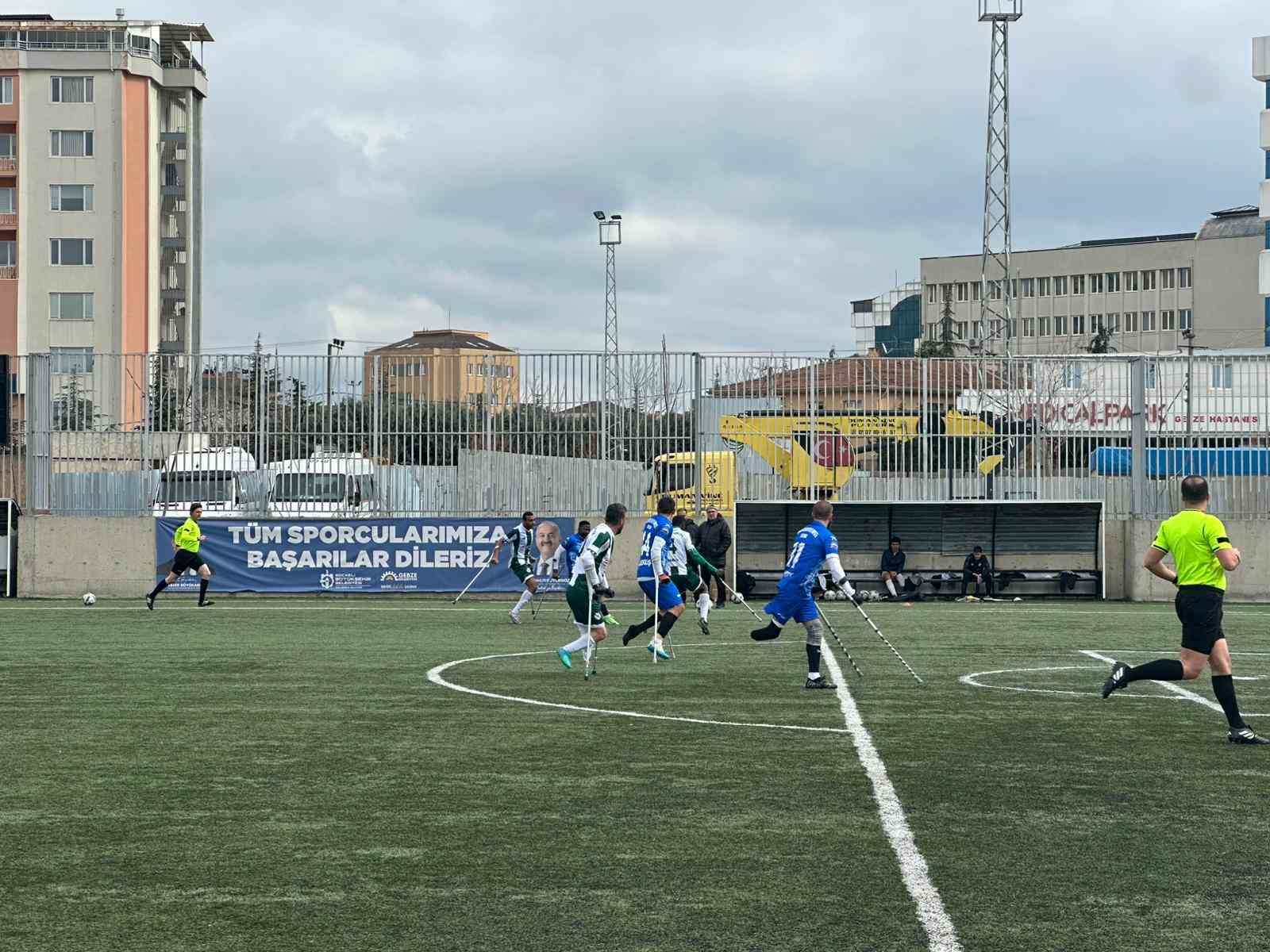 Gebze Belediyesi Ampute Futbol Takımı, Türkiye Kupası’nda tur atladı

