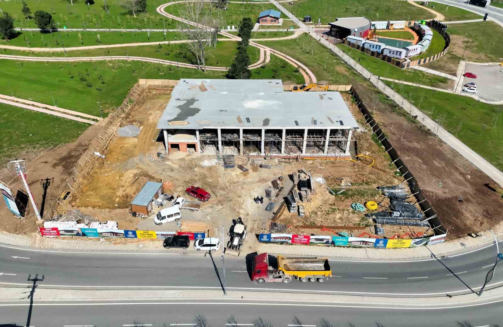 Gebze’de yeni itfaiye binasında çalışmalar yüzde 60’a ulaştı
