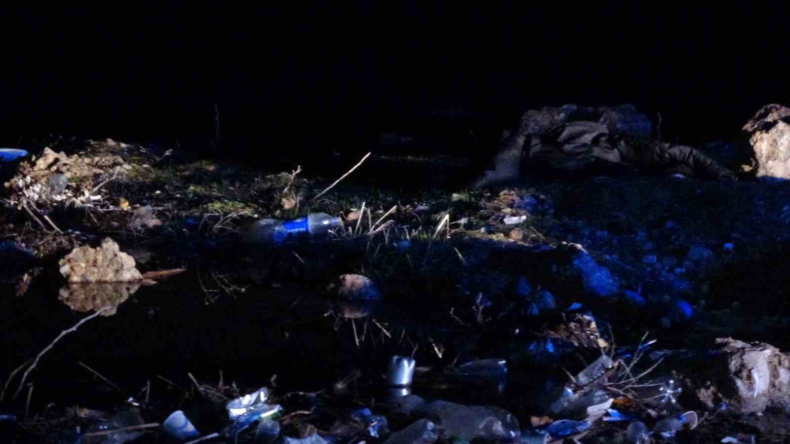 Gece yarısı cesedi bulunan şahsın boğulma anı kamerada
