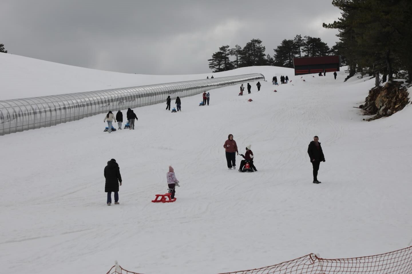 Gediz Murat Dağı Kayak Merkezi’nde inceleme
