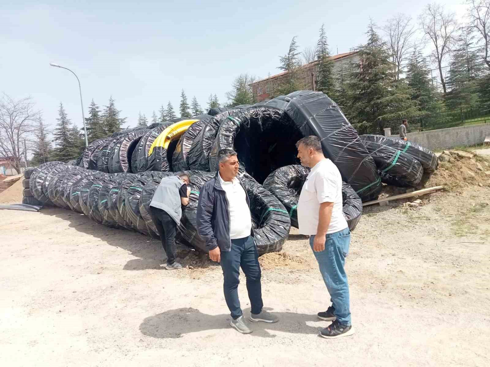 Gediz Yenikent’te doğalgaz projesi başladı
