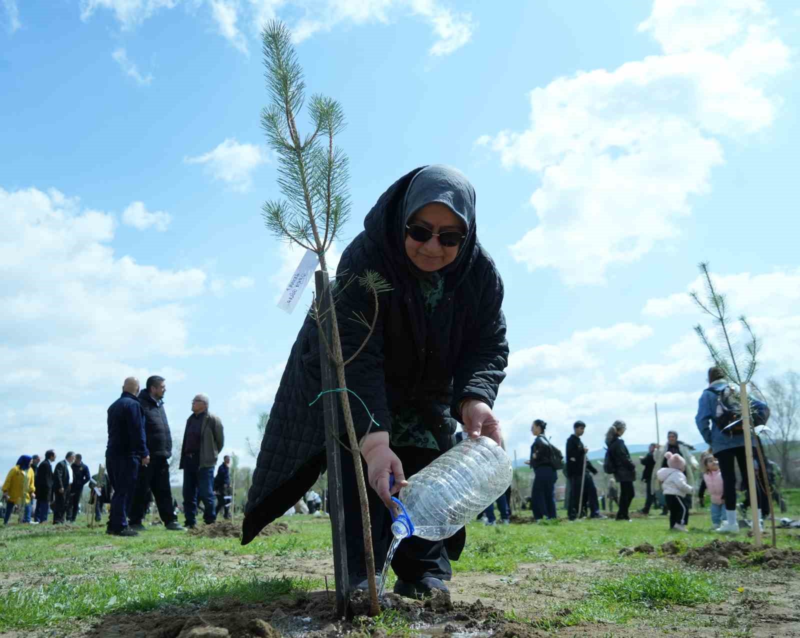 Geleceğe nefes olacak 2 bin fidan toprakla buluştu
