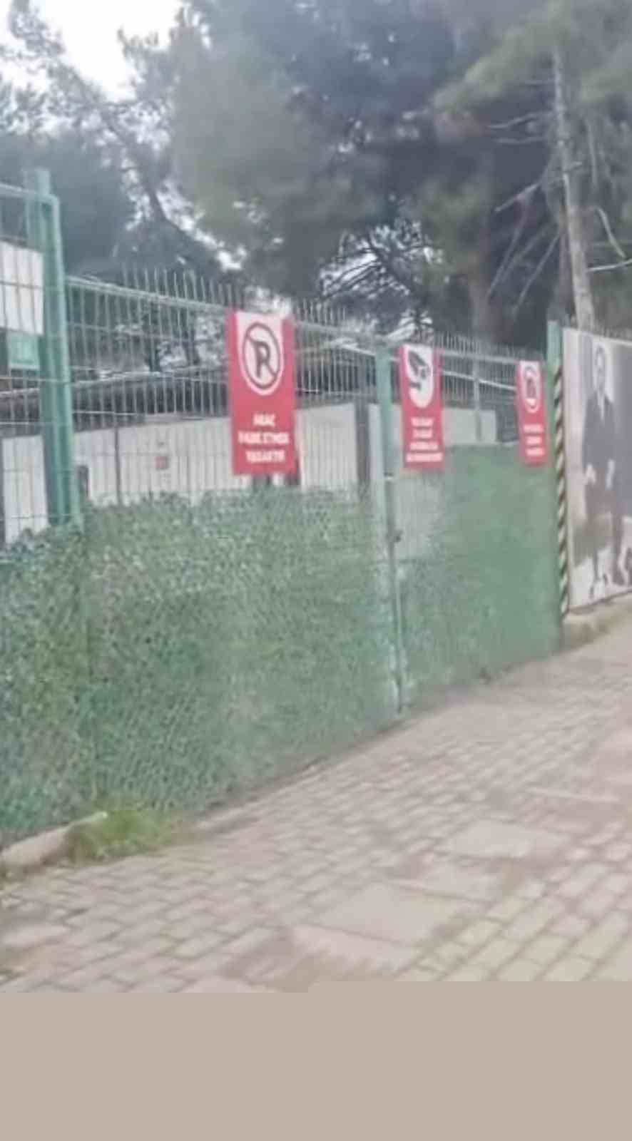 Gemlik Belediyesinin Umurbey’deki barınağını önünde toplanan hayvanseverler içeriye alınmadı
