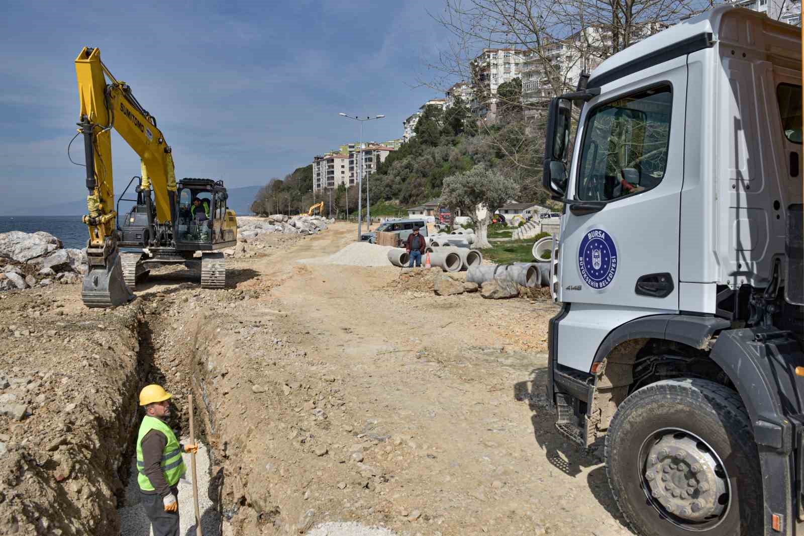 Gemlik’in altyapısı, büyükşehirle güçleniyor
